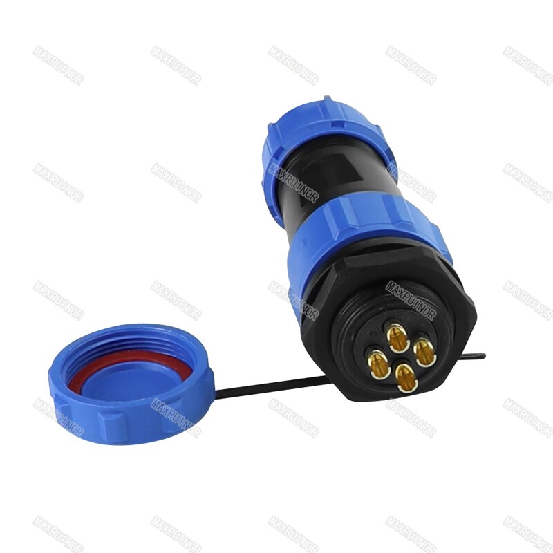 SP13 IP68 waterproof connector male plug & female socket 2/3/4/5/6/7/9 pin panel Mount wire cable connector aviation plug