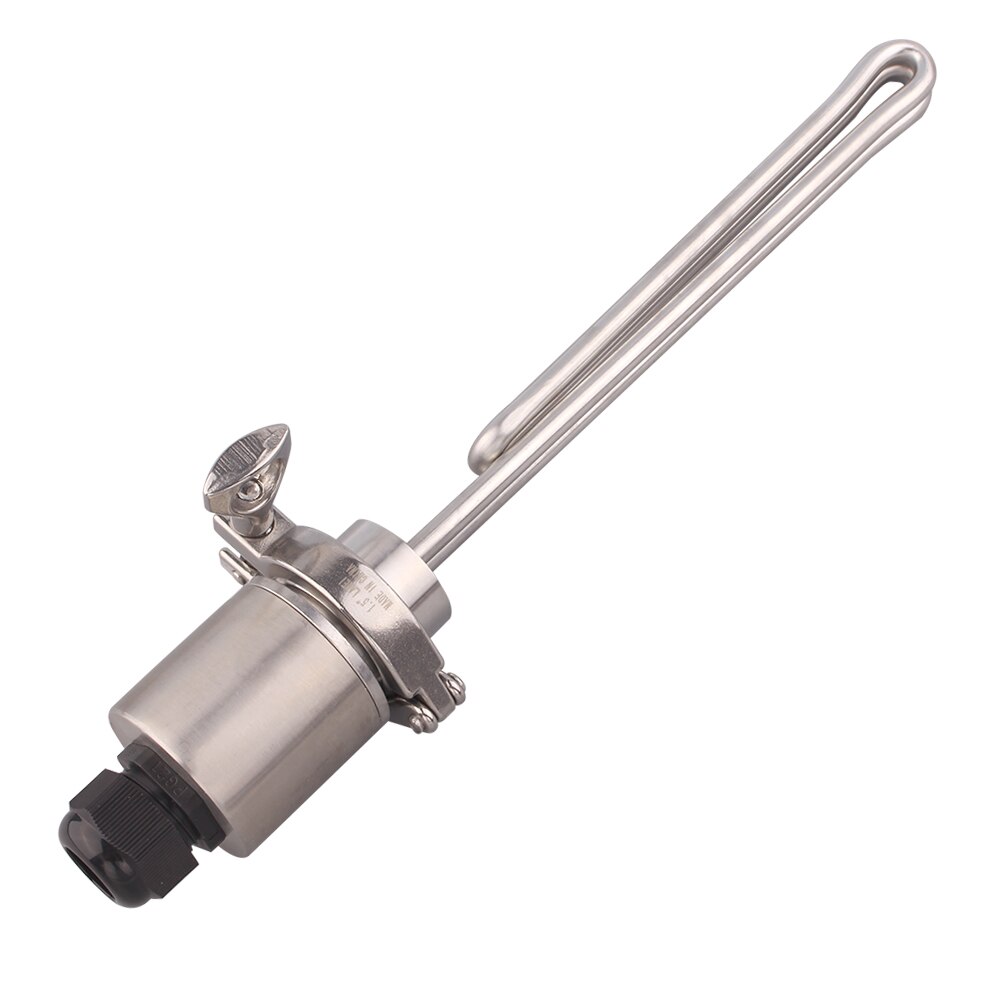 AIICIOO 1.5inch Tri-clamp Immersion Heater Heating Element with SUS cover for Liquid OD50.5mm 240v 2500w/3500w/4500w/5.5kw