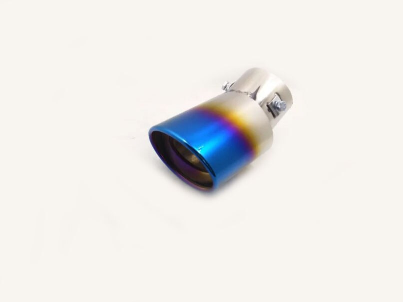 Car cover stainless steel muffler exterior end pipe dedicate exhaust tip tail outlet ornament For Honda Fit jazz: A0090Ba63