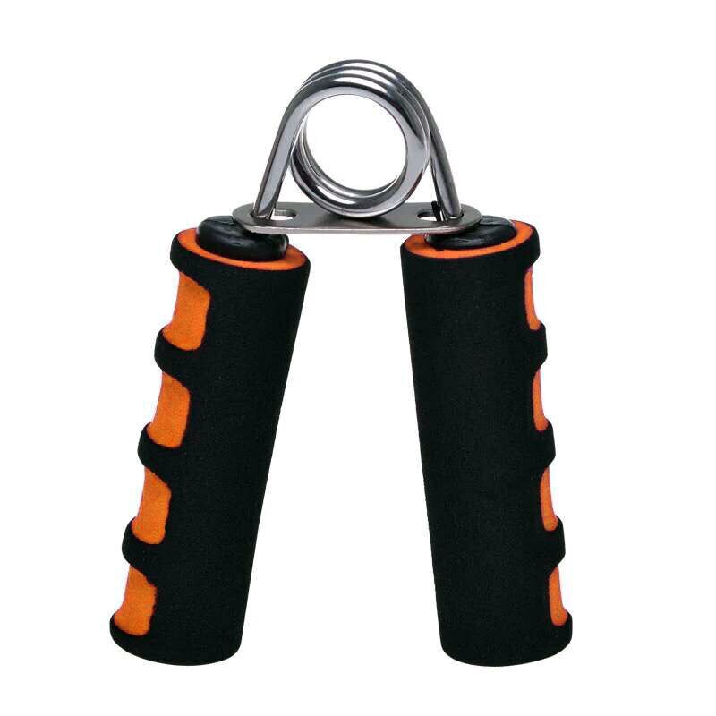 2022 Foam Hand Grip Strengthener Finger Exerciser Wrist Arm Strength Relieve Wrist Pain Adjustable Gym Wrist Strength Exerciser: Orange