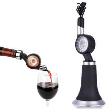 Magia Decanter Wine Red Aerador Com Base & Bolsa De Filtro Conjunto Essencial Gaseificador & Stopper Set