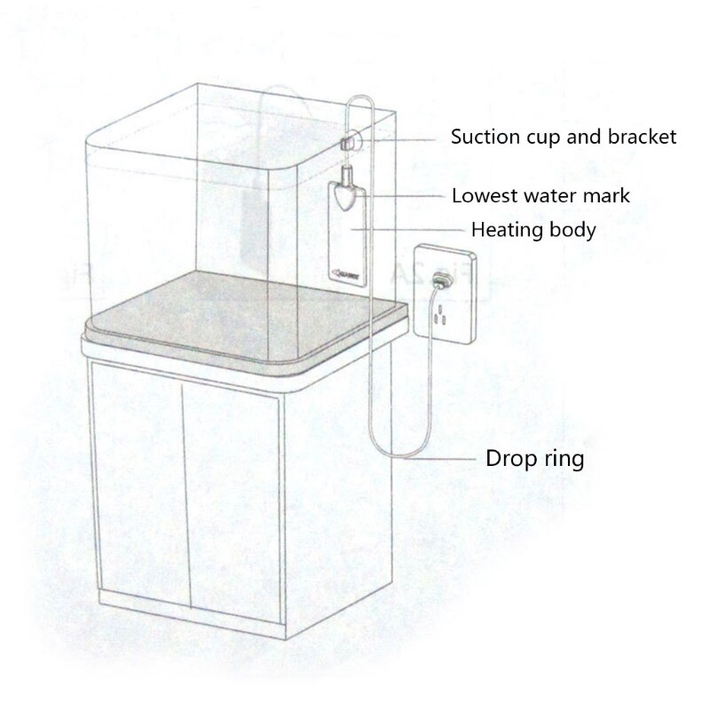 Ultra-dünne 7,5 W 15W 25W Aquarium Mini Heizung flexibel Aquarium Schildkröte Heizstab Wasser Panzer temperatur Regler