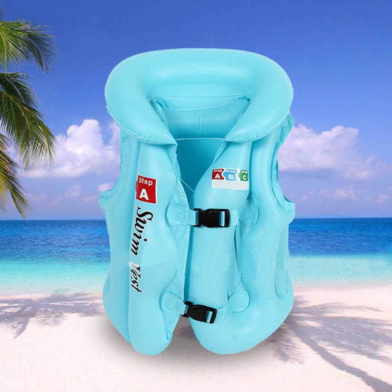 Baby Reddingsvesten Kids Pvc Float Opblaasbare Zwemmen Drijfvermogen Vest Zwemvest Zwemmen Aid Voor Tieners Leren Zwemmen Ring Aid