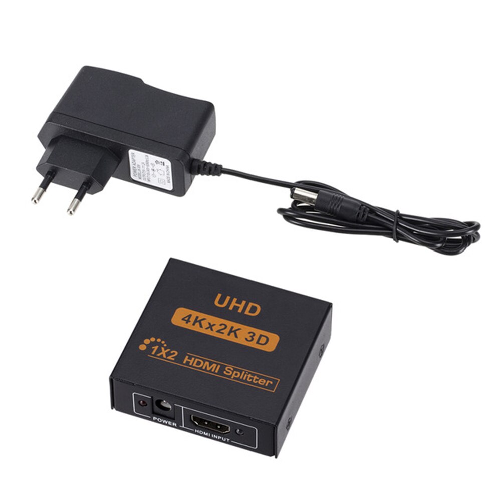 4K Ultra HD 3D UHD Adapter HDMI Splitter Switch Box Switcher: EU Plug