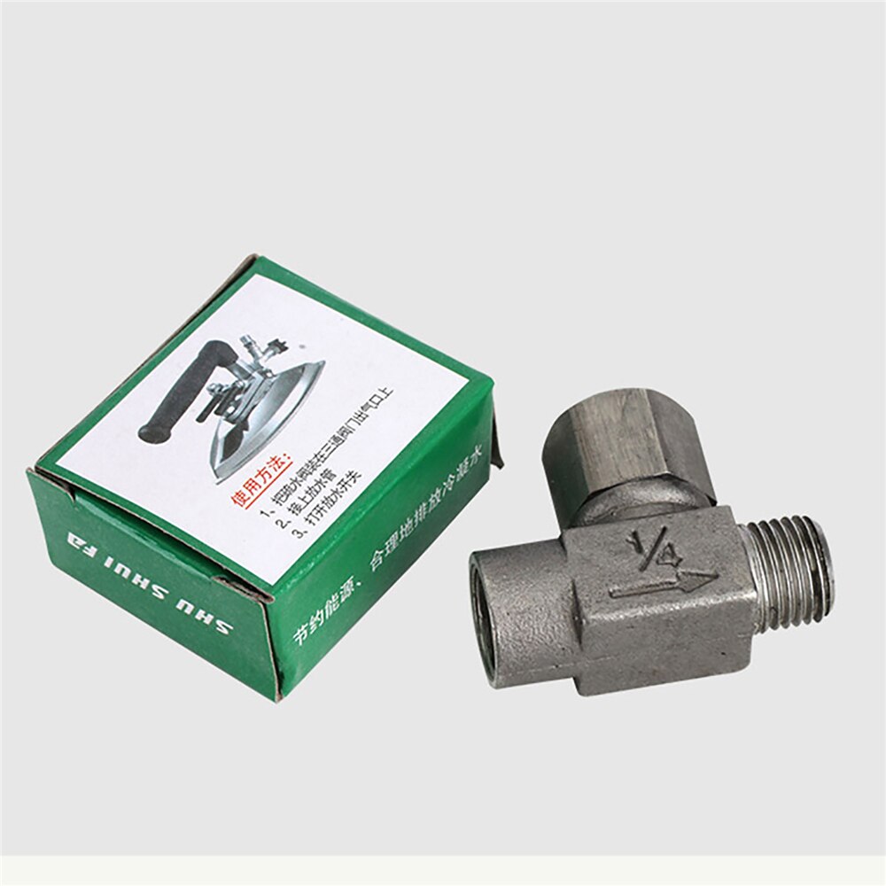 1pc Automatic 1/4 8mm Steam Trap Steam Iron Throttle Valve Drain Trap 0.35-0.4mpa Saving Copper/ Steel Trap Valve: Steel Trap Valve