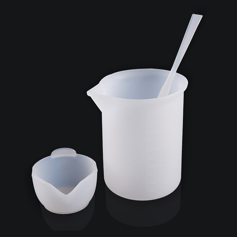 Silicone Measuring Cups 100ml Graduated Epoxy Split Cup For Casting UV Resin Mold DIY Jewelry Making tool Art Kitchen Lab