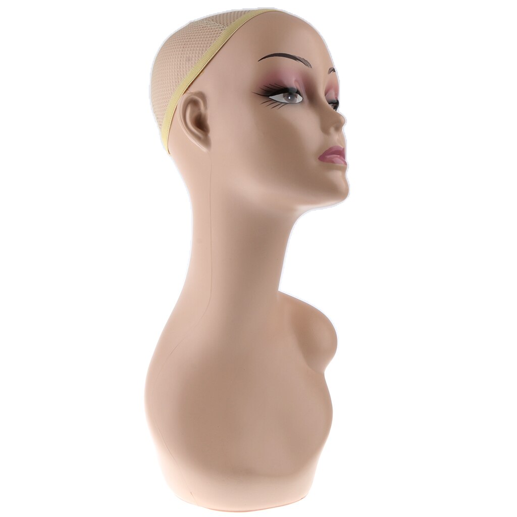 Vrijstaande Flesh Tone Famale Mannequin Hoofd Pruiken Display Hoofd Buste Sieraden Zonnebril Oorbellen Scalf Diaplsy Model