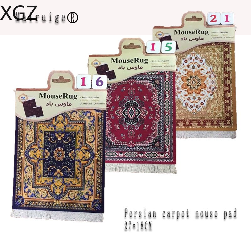 XGZ-alfombra de estilo persa de 270x180MM, alfombrilla grande para ratón, familiar, para oficina, borlas, escritorio