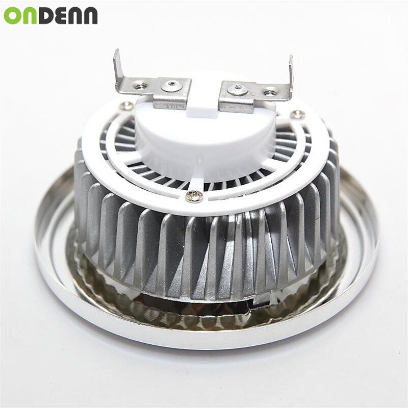 High Power 15W COB AR111 LED lamp Dimmable G53 GU10 15W COB LED Ceiling lamp QR111 LED Spotlight AC110-240V/DC12V LED Lamp Light
