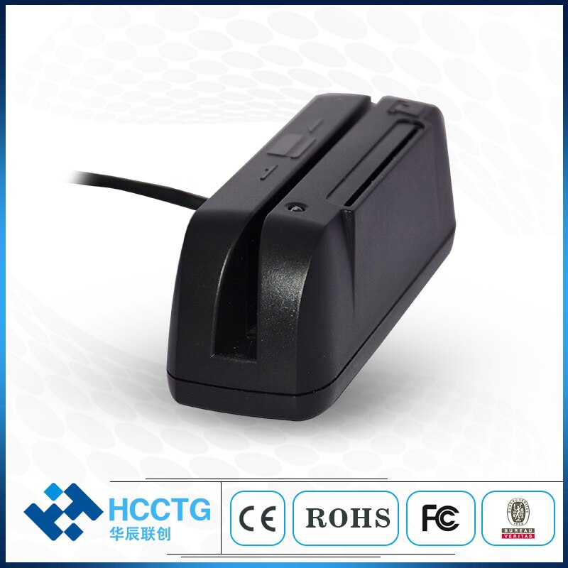 Handheld Small ISO7816 Smart NFC MSR Reader Writer HCC790U-SF