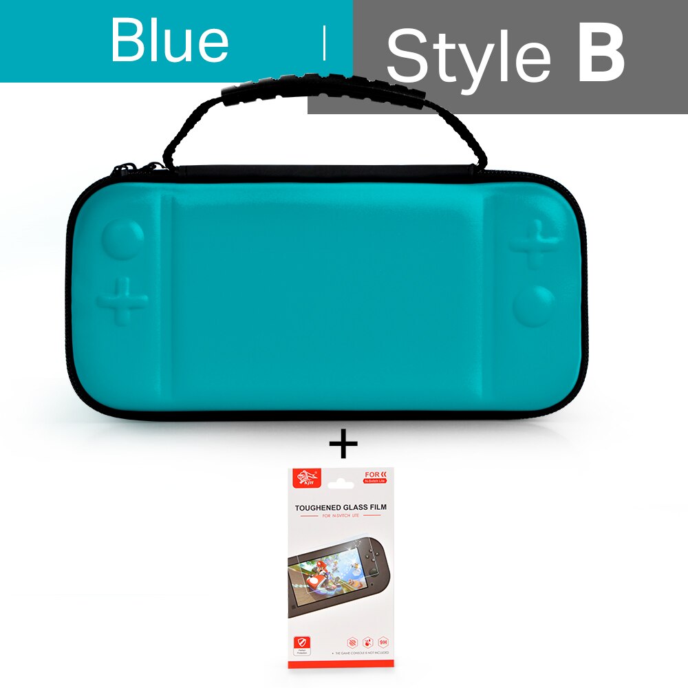 For Nintend Switch Lite Portable Bag Storage for Switch Mini Protector Case for Nintendo Switch Mini Accessories: H-Blue-1pcs