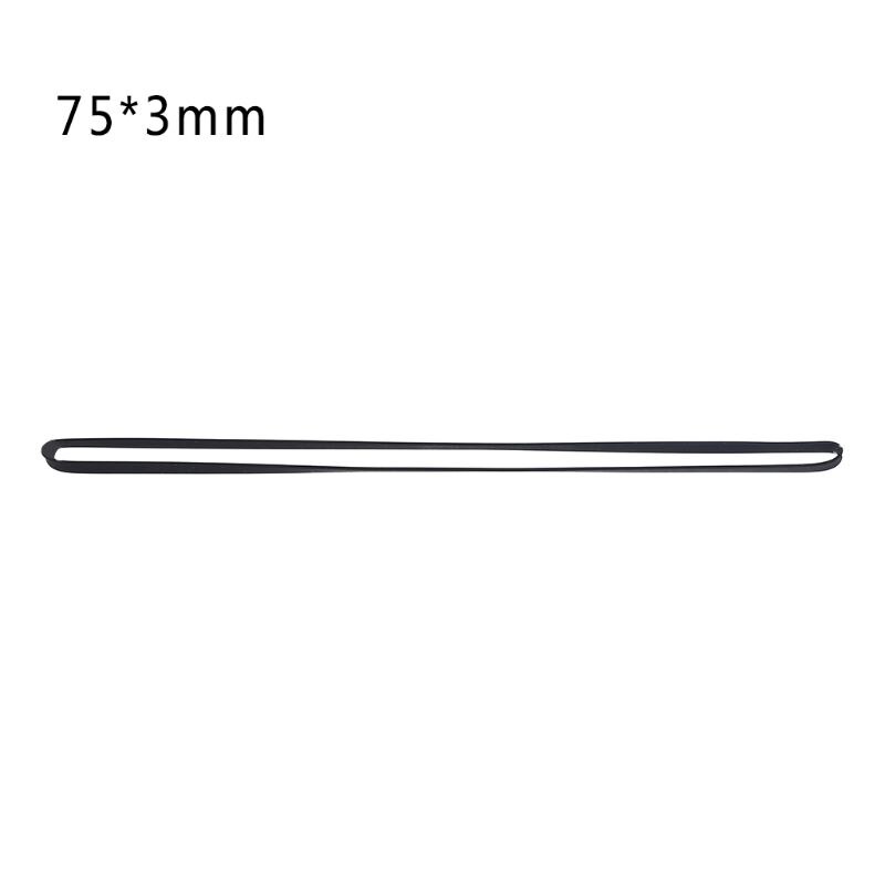 3mm Wide Flat Drive Belt Turntable Rubber Belt Replacement for LP Vinyl Record Player Walkman Phono Belt-Driven Turntables: E