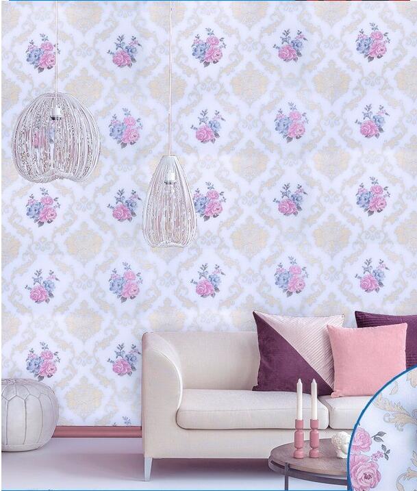 Papel tapiz de vinilo de PVC lavable estilo mediterráneo, para decoración del hogar, Adhesivo de pared de fondo TV, barato: HY9134