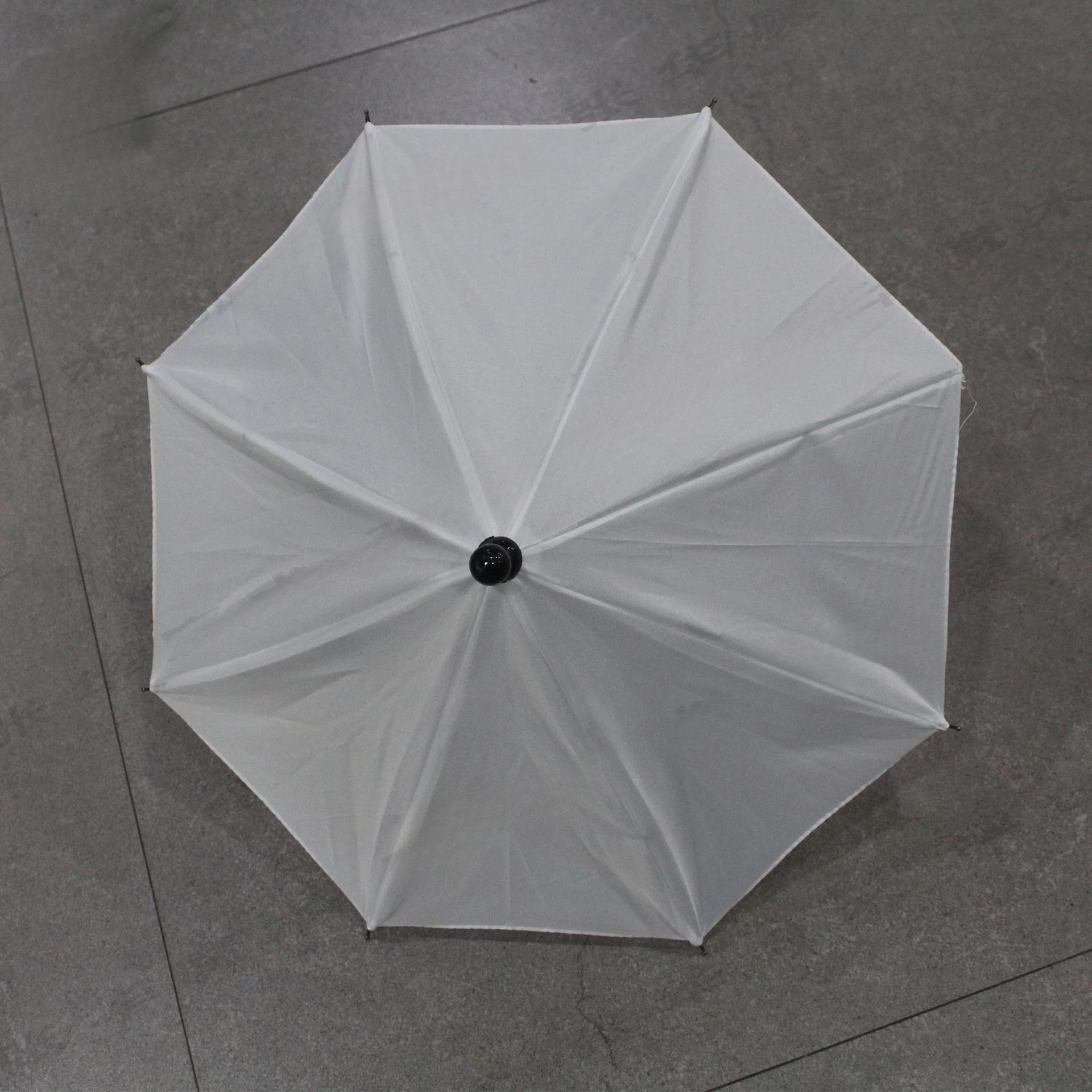 Magische Paraplu-Goocheltruc (33Cm Lengte) Magisch Apparaat Zijde Tot Paraplu 'S Podium Magisch Accessoire: WHITE