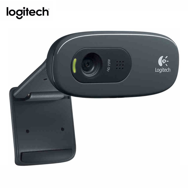 Logitech C270 HD Webcam with Built in Micphone USB 2.0 Interface Camera Network Video Conference Wide Angle Vid 720P Laptop PC
