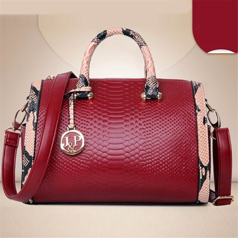 Luxus Handtasche Taschen Für Frauen Leder Flap Clutch Geldbörse Kette E Damen Schulter Messenger Taschen Leder Kissen Tasche: red