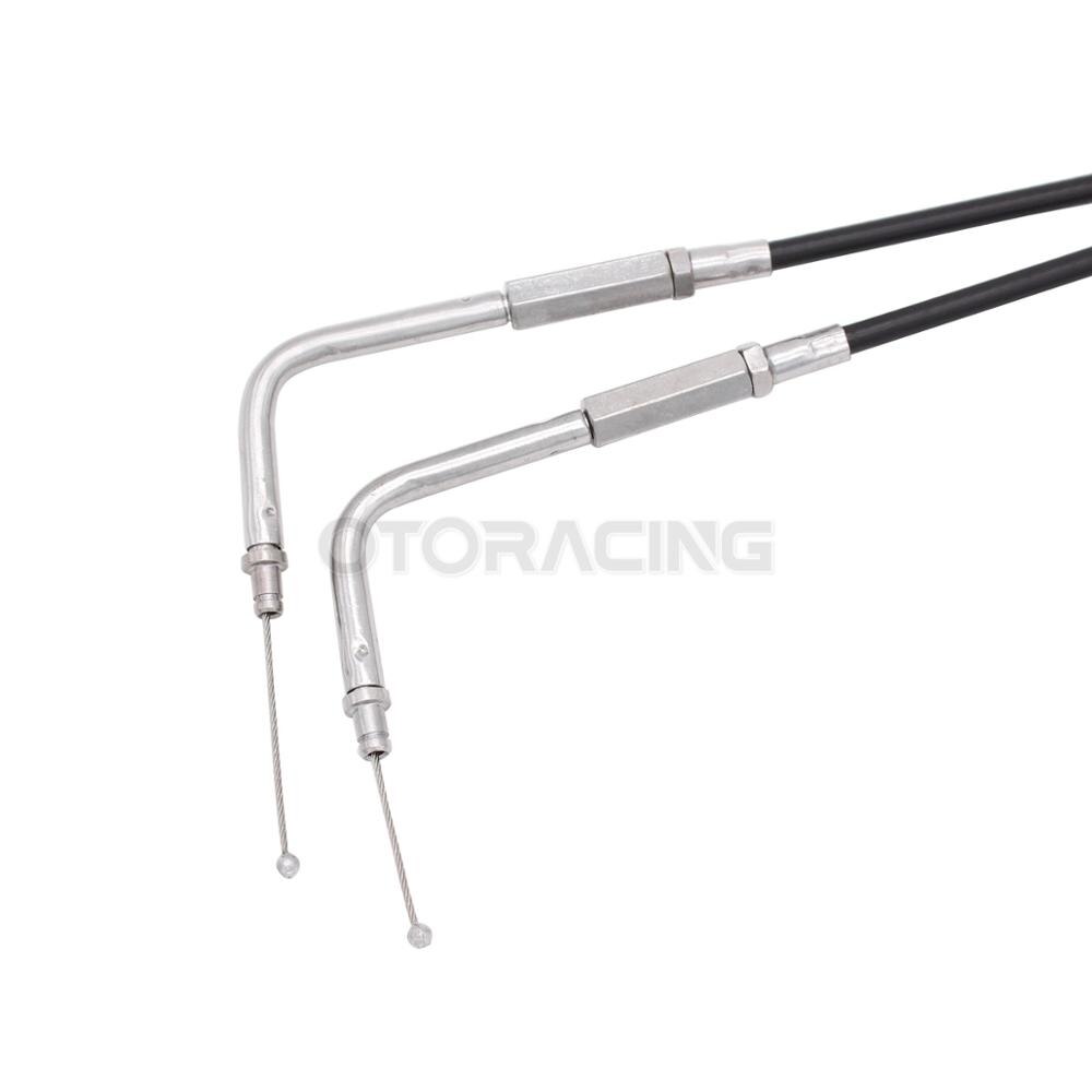 Moto 90 centimetri/110 centimetri/130 centimetri/150 centimetri Cavo dell'acceleratore (1 per Tirare e 1 per spingere) per Harley Sportster 883 1200 XL883 XL1200