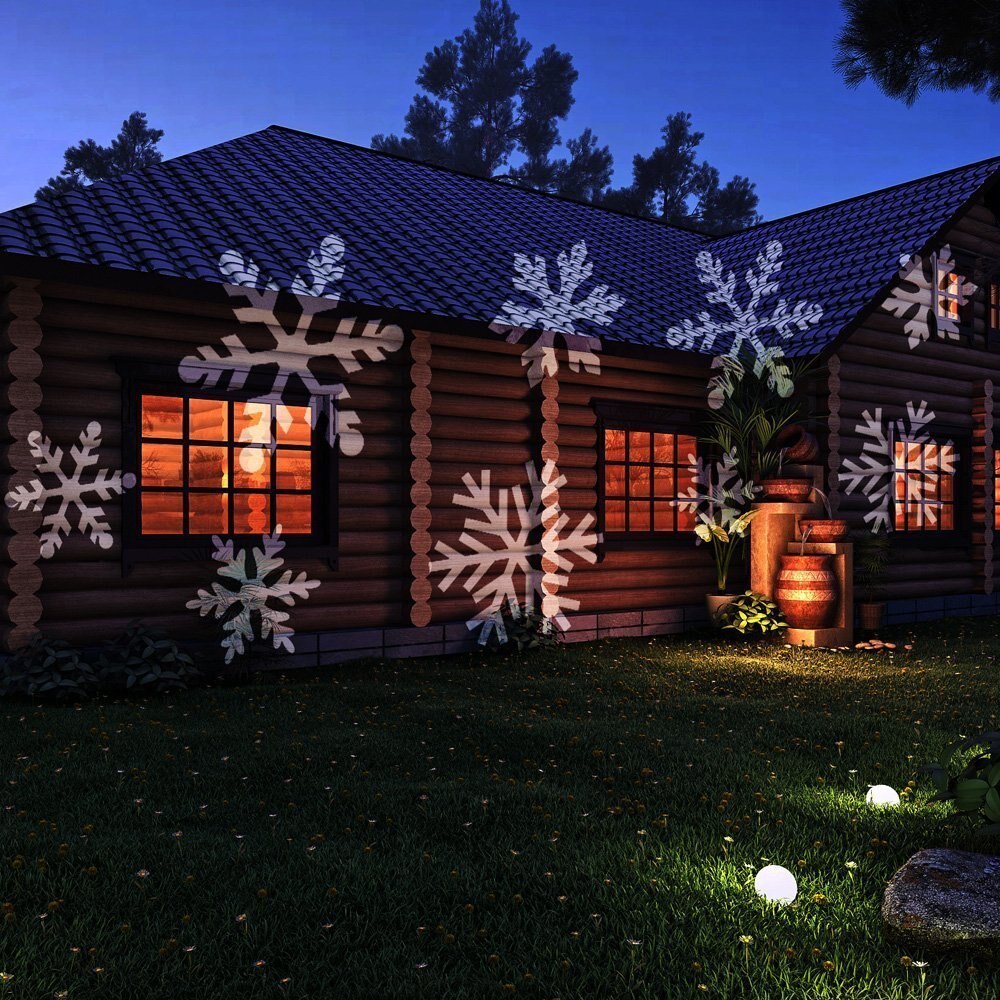 LED père noël projecteur extérieur paysage lumière étanche Disco lumières maison jardin décoration extérieure