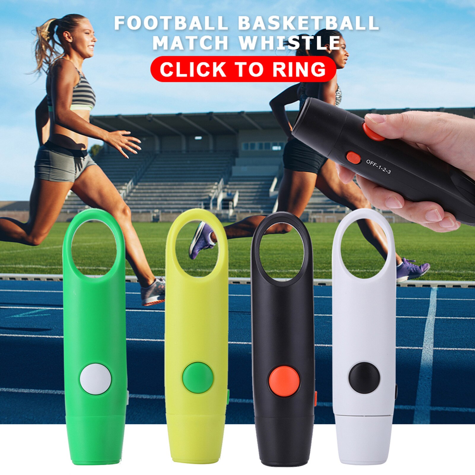 Practical Electronic Whistle Referee Display Outdoor Survival Football Basketball Game Cheerleader Whistle Camping Game Whistle