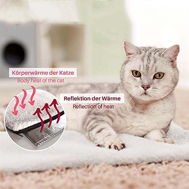 Umwelt Freundliche Beheizte Katze Decke Hund Katze Korallen Kaschmir Prämie Selbst-Heizung Decke für Katzen und Hunde innovativ