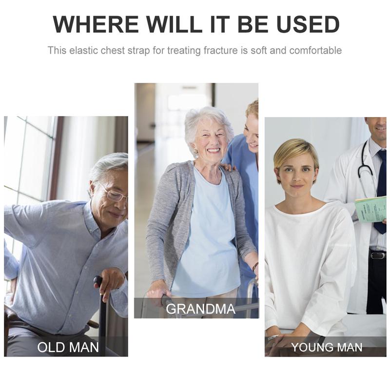 1pc Adjustable Durable Chest Belt Rib Support Belt for Rib Fracture Braces & Supports