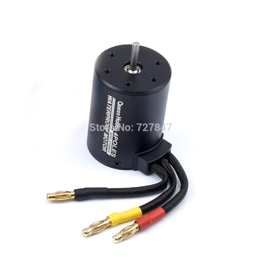 3650 2300KV / 3100KV / 3900KV / 4300KV / 5200KV Brushless Motor &amp; 45A 60A 80A 120A ESC Combo for 1:10 RC Car Boat Part