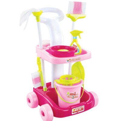 1 stk / sæt foregiver legetøjsrengørings legetøj legetøj børn husholdning rengøring vaskemaskine mini oprydning legetøj  d33: Type b