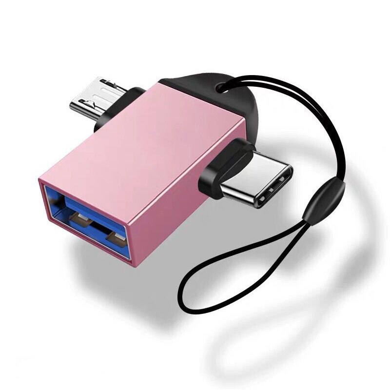 Heißer! 2-in-1 Typ-C Mikro USB OTG Adapter Für Android Huawei USB 3,1 Daten Übertragen Konverter für Tablette Festplatte Telefon: 04