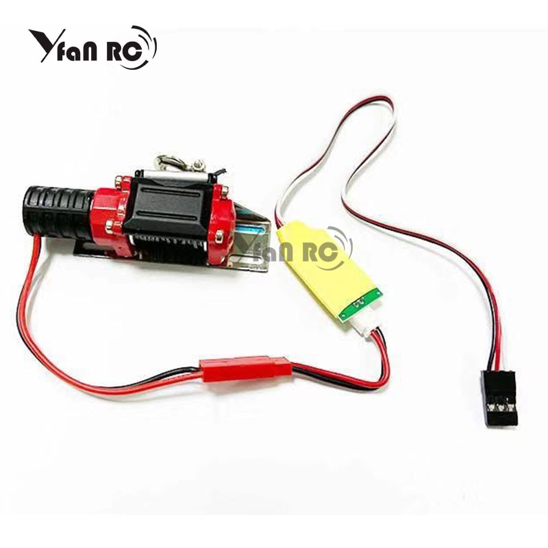 Automatic Winch and Wireless Remote Controller Receiver for 1/10 RC Crawler Car Axial SCX10 Trx-4 TRX4 D90 TF2 Tamiya CC01 90046