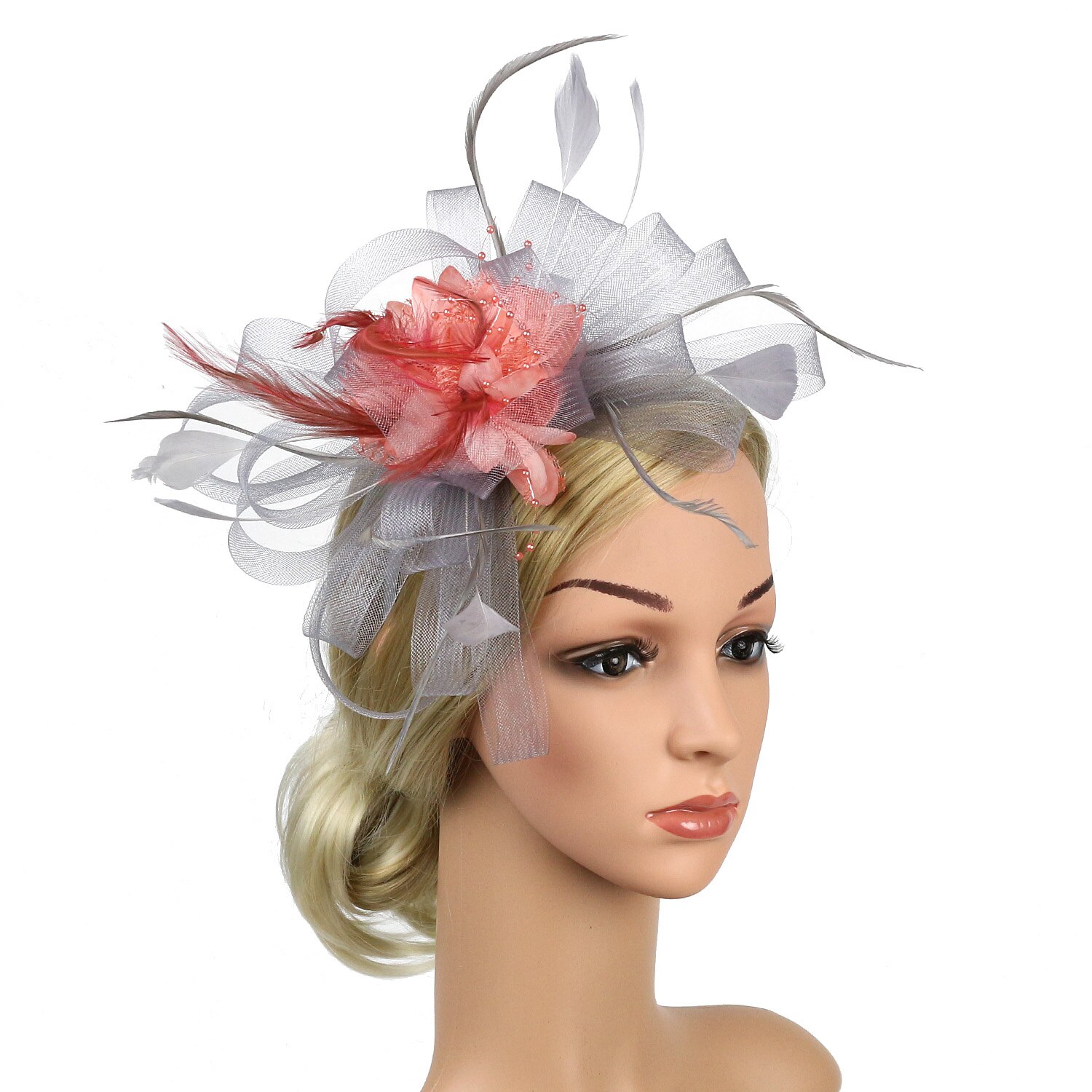Womens Sinamay Tovenaar Cocktail Party Hoed Bruiloft Kerk Kentucky Derby Jurk Fedora: F