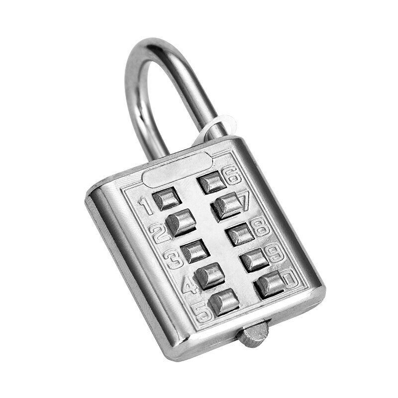 1Pcs Zinc alloy Password Padlock Mechanical Cipher Lock Waterproof Padlock Suitcase Combination Lock Blindman Keyed Padlock