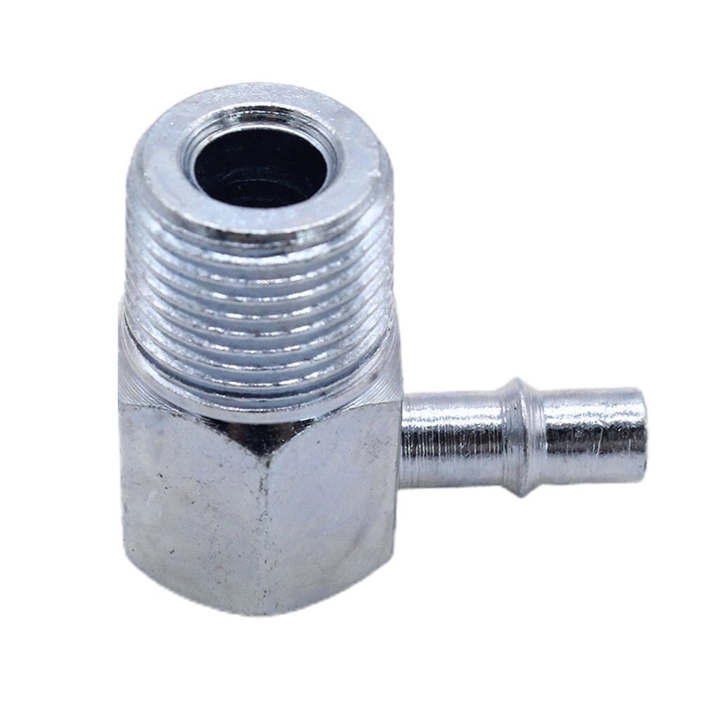 Intake Manifold Vacuum Fitting 90 Degree 3/8 Inch Npt And 1/4 Inch Nipple Steel Cylinder Head Breathing Valve Iron