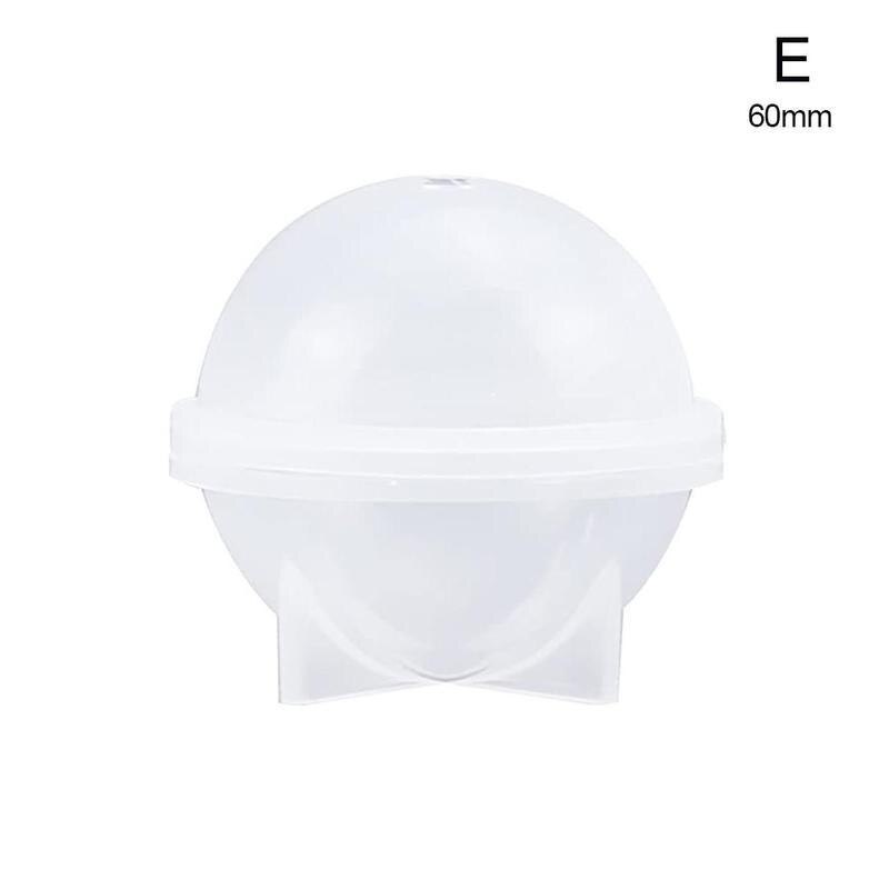 5 Sizes DIY Round Ball Silicone Mold Resin Pendant Making Crafts For Epoxy Mold 3D tools Jewelry Resin B5F5: E