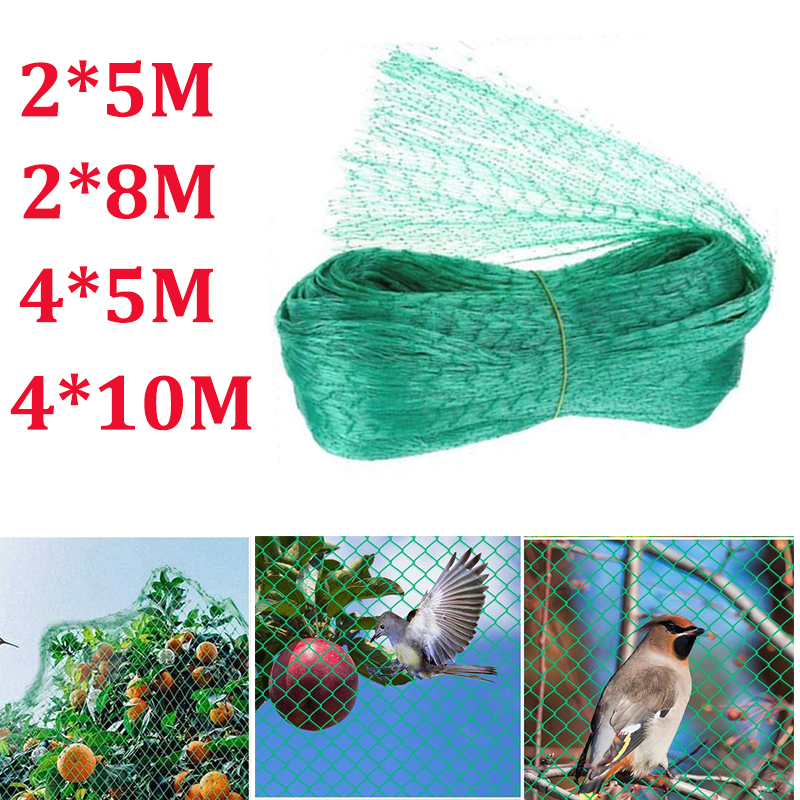Green Anti Bird Protection Net Mesh Garden Plant Netting Protect Plants and Fruit Trees from Birds Deer Poultry Best Fencing
