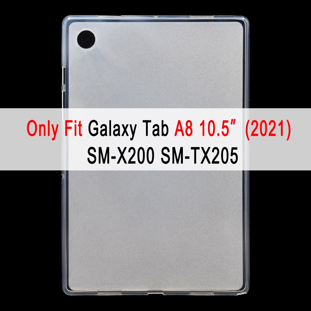 Soft Silicon Cover For Samung Galaxy Tab A8 10.5 A7 Lite A6 7.0 8.0 9.7 10.1 10.5 T510 T500 A7 10.4 Case: Tab A8 10.5 2021