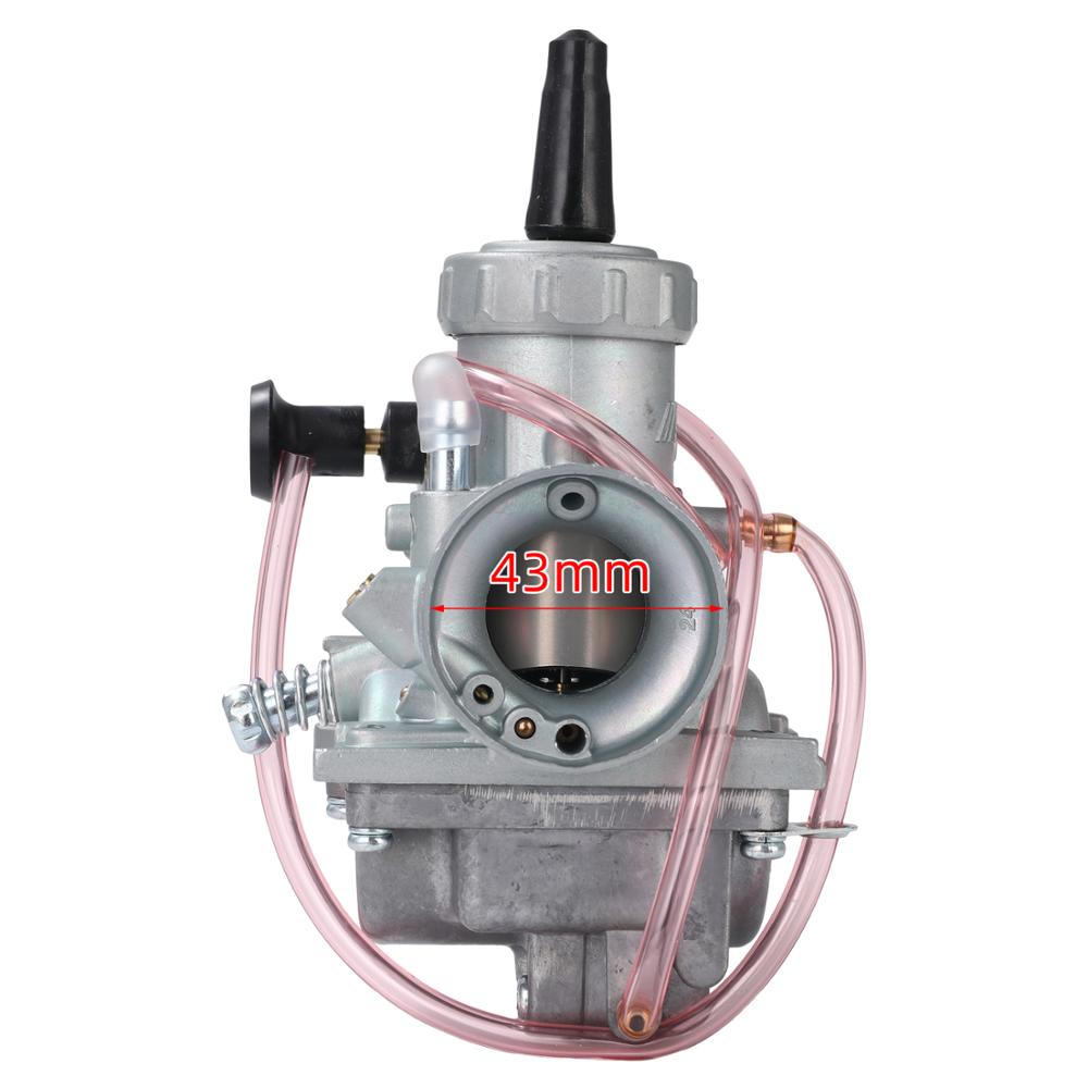 PowerMotor – carburateur Mikuni VM24 28mm, pour moteur 150cc 160cc 200cc 250cc CRF KLX TTR Pit Bike ATV, rond coulissant