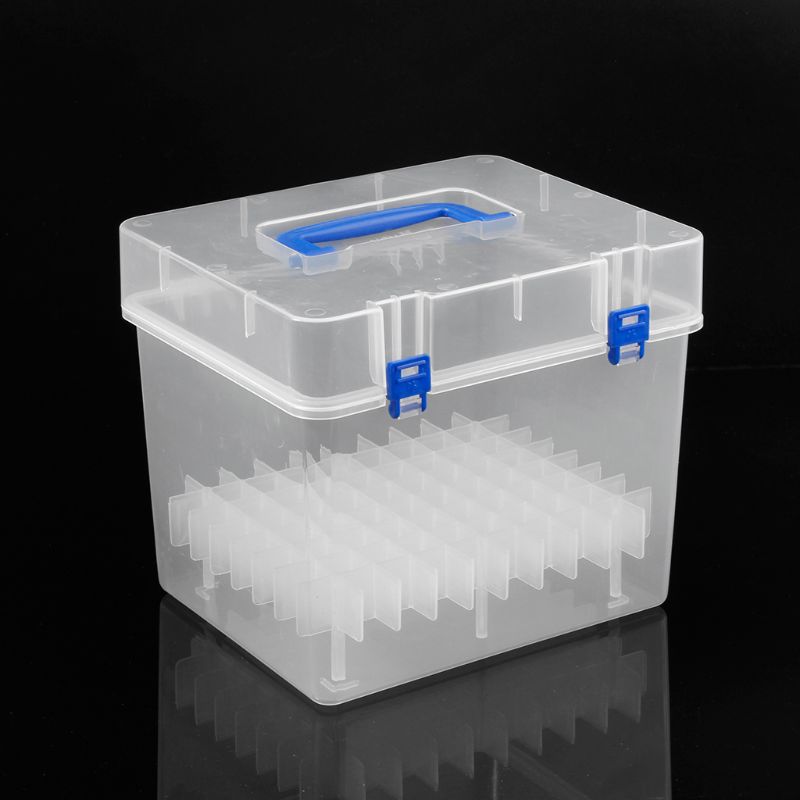 Caja de almacenamiento transparente para rotuladores, contenedor para manualidades de arte, organizador de Escritorio de oficina, hogar, escuela, estudiantes, suministros de estudio
