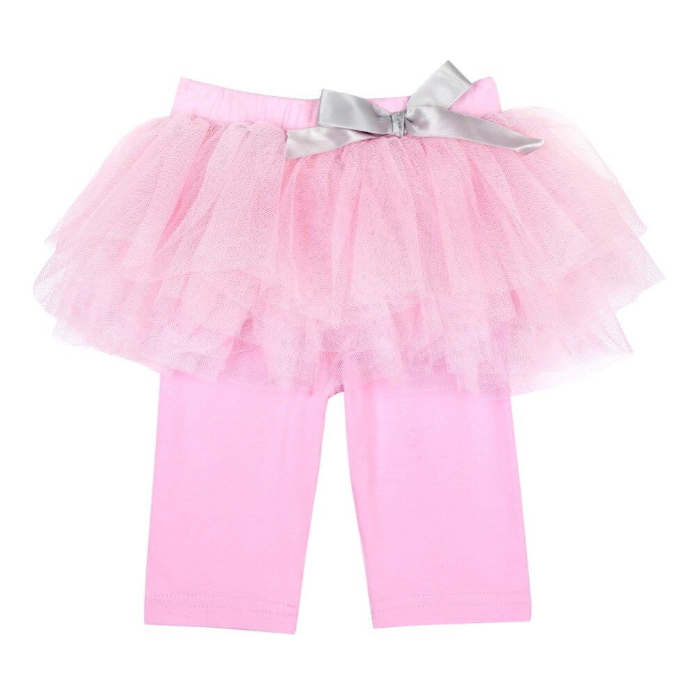 bébé fille Culottes Leggings gaze pantalon fête jupes nœud Tutu jupes 3 couleurs