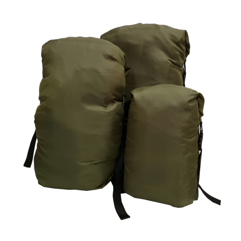 Outdoor Compressie Stuff Sack Handig Lichtgewicht Slaapzak Opslag Pakket Voor Camping Reizen Drift Wandelen: Deep Green L Size