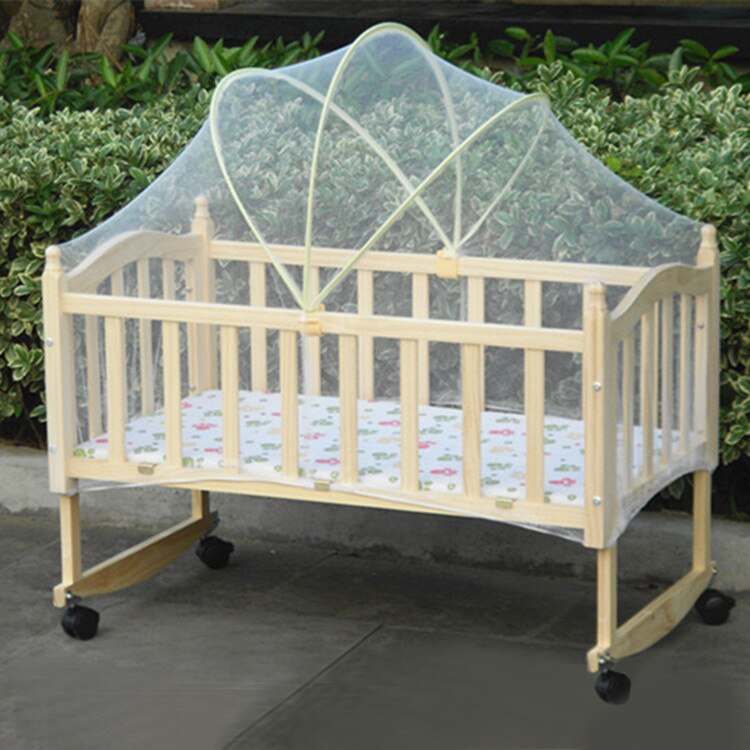 Mosquito Curtain Babies Cradle Crib Netting Arched Ger Type Toddler Cot Polyester Folding practical