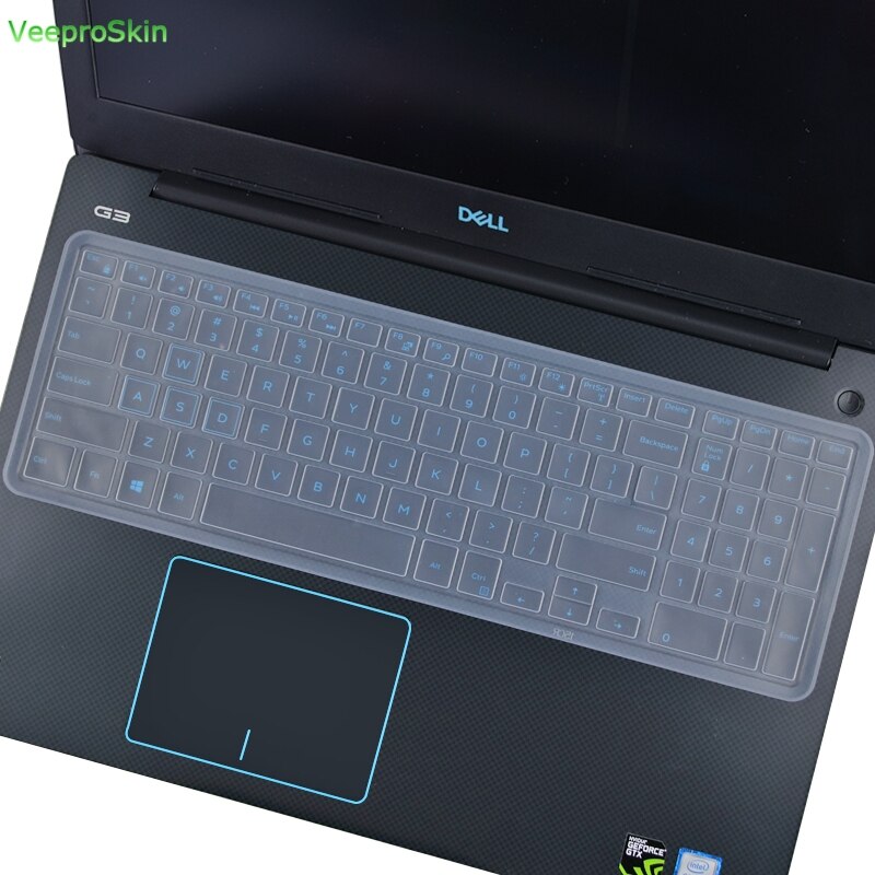 Silicone laptop Keyboard Cover Protector Skin For 15.6" Dell G7 7590 7588 15 / G7 7790 3779 7790 7799 17.3 inch Gaming