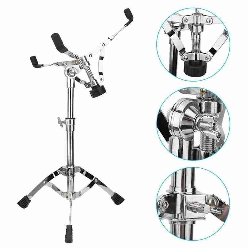 High Full Metal Adjustment Foldable Floor Drum Stand Holder for 10 12 16 Inch Jazz Snare Dumb Drum