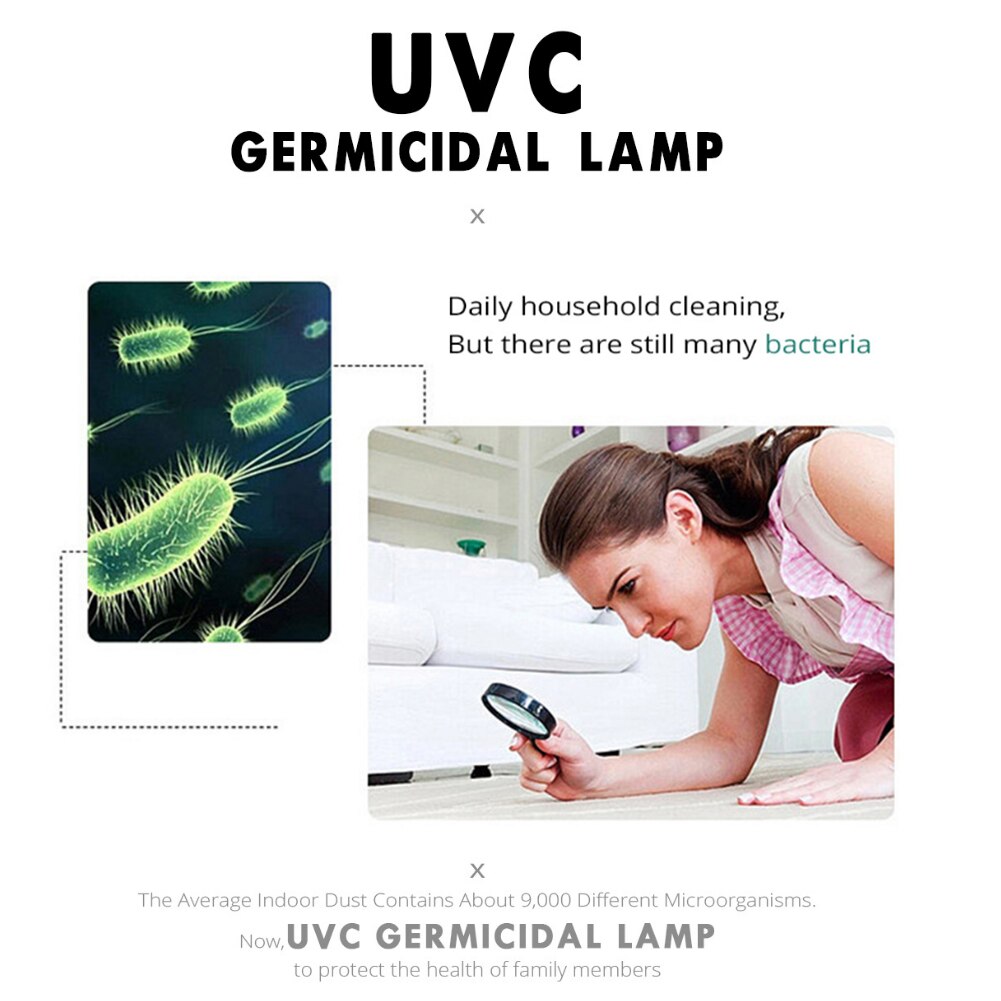 GU10/E27 UV Germicidal Light 220V UVC LED Sterilizer 130 LEDs Dust Mite Lamp Ultraviolet Germicidal Lamp Bulb for Home Bathroom