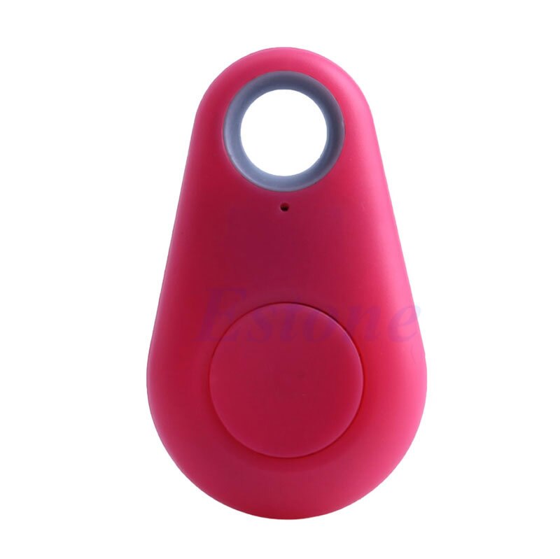 Bluetooth Tracer Huisdier Kind GPS Locator Tag Finder Alarm Portemonnee Sleutel Tracker: Roze