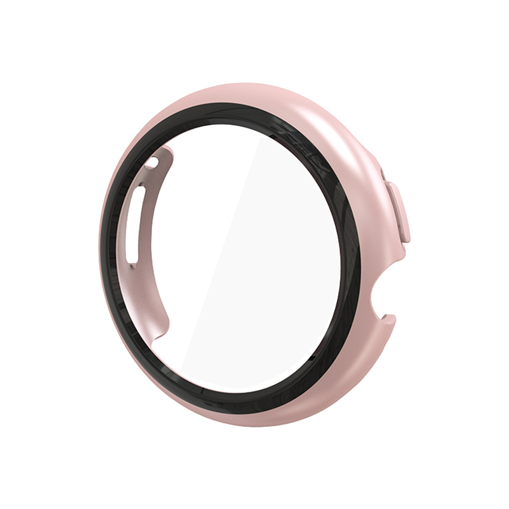 Coque en verre et étui pour Google Pixel Watch 3, PC dur, pare-chocs tout autour, coque de protection d'écran pour Google Pixel Watch 2, Guatemala, 41mm, 45mm: Rose Gold / 7 Pouces et Au-dessus