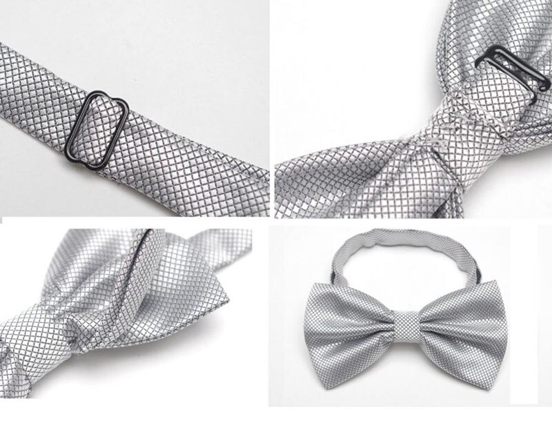 Men Accessories krawatte Grid Bowtie Men Women Banquet Wedding Party Groom bow tie Butterfly Knot Black Green White Mens Bowties