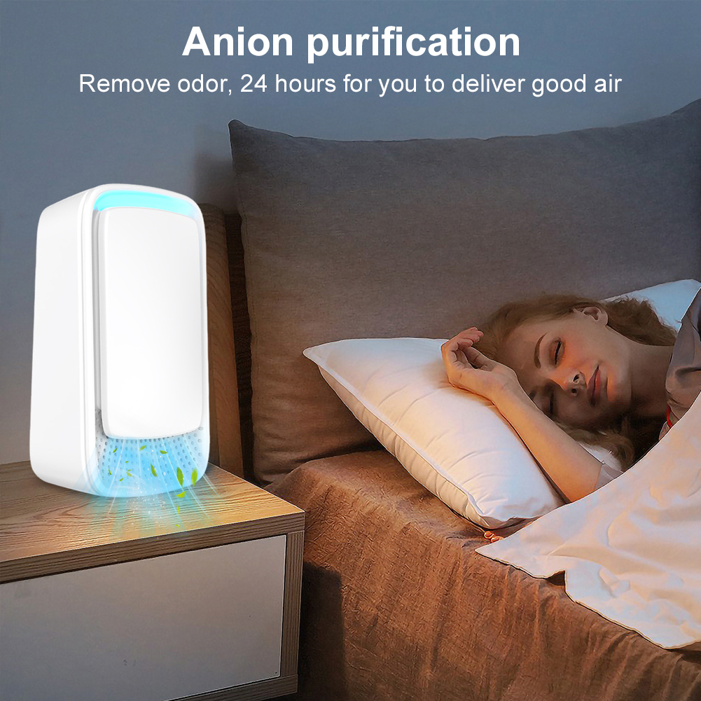 Negatieve ionen luchtreiniger Draagbare filterloze luchtreiniger Stille luchtverfrisser Mini luchtreiniger voor thuis keuken slaapkamer toilet