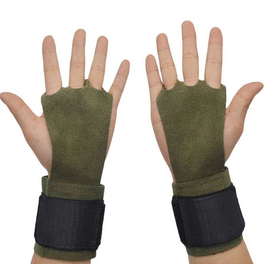 Gym Fitness Weight Lifting Anti-Slip Glove Wrist Wraps Palm Protector Cover
