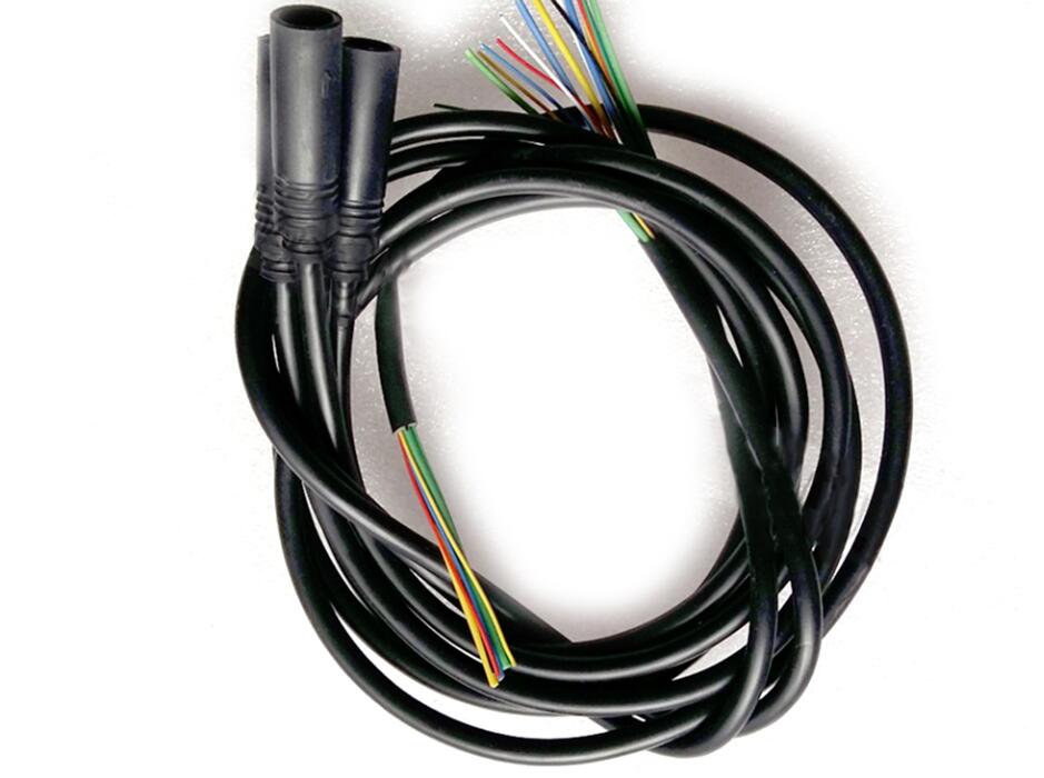 Ebike Parts Ebike extend cable A Pair of 9 Pins Waterproof Plug Male /Female Extended Cable Connector for Bafang Motor AKM motor