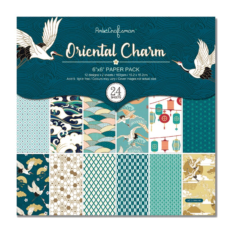 24 sheet 6"X6" animal chain the flower patterned paper Scrapbooking paper pack handmade craft paper craft Background pad